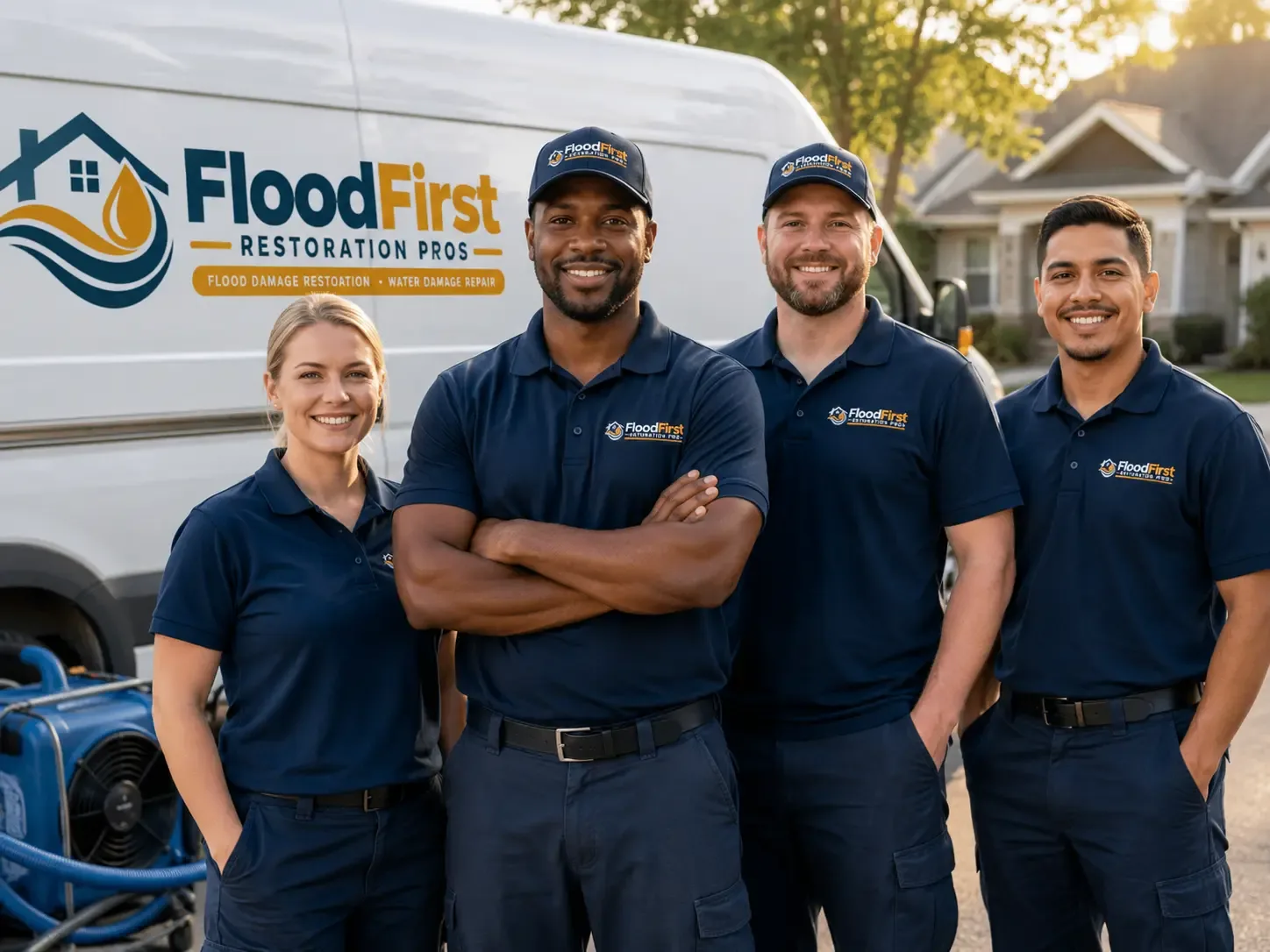 Flood Damage Restoration company in Schriever, LA